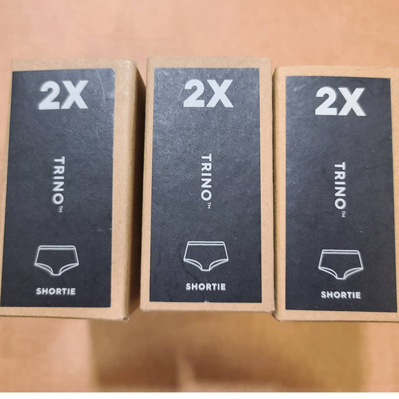 NWT allbirds Shortie underwear LOT of 3 - XXL / 2XL - raincloud - XXL / 2XL - Picture 2 of 4